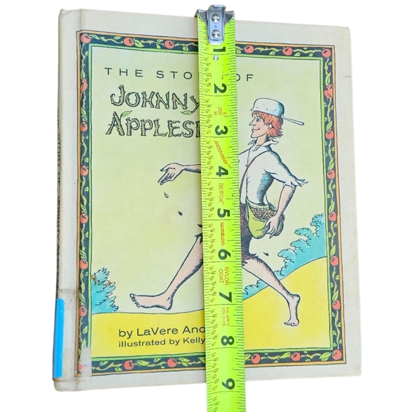 Vintage Illustrated 'The Story of Johnny Appleseed' 1974 Retired Library Book - Picture 10 of 11